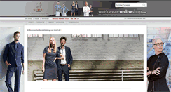 Desktop Screenshot of fristads.workwear-onlineshop.com